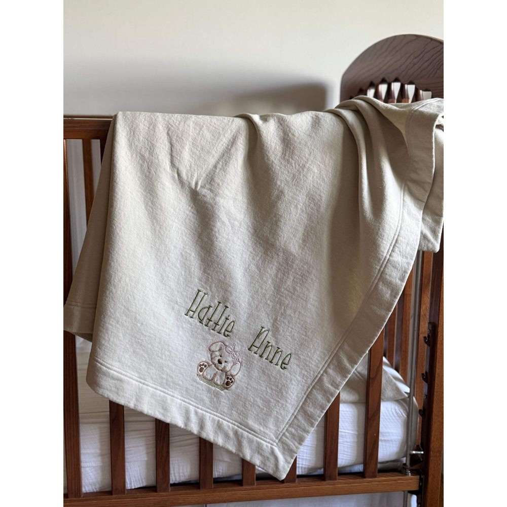 Custom Embroidered Gildan Fleece Stadium Blanket - Cozy & Adorable-image