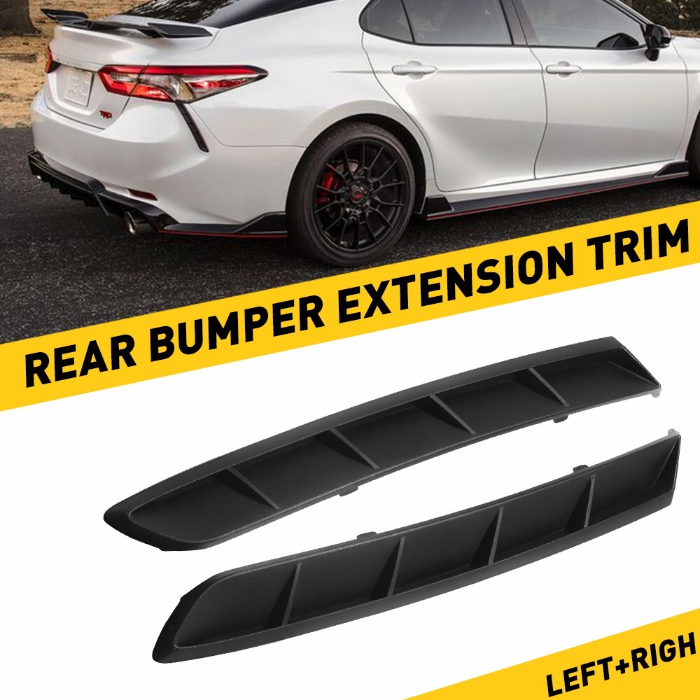 2020-2022 Toyota Camry TRD LHRH Grille Lower Molding Trim 2X Rear Bumper