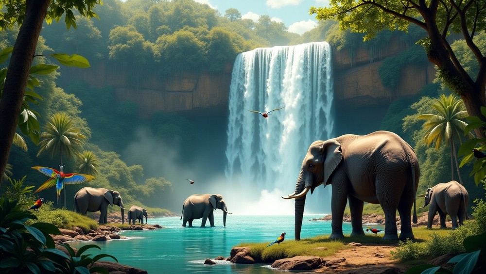 AI Art Digital Wallpaper Background for Desktop