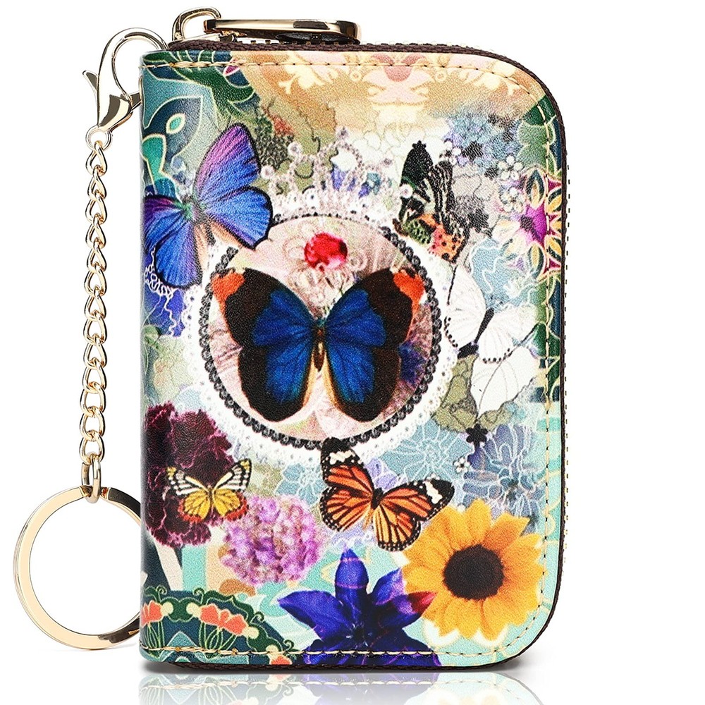 APHISON RFID Leather Zipper Card Wallet for Women – Stylish & Secure  