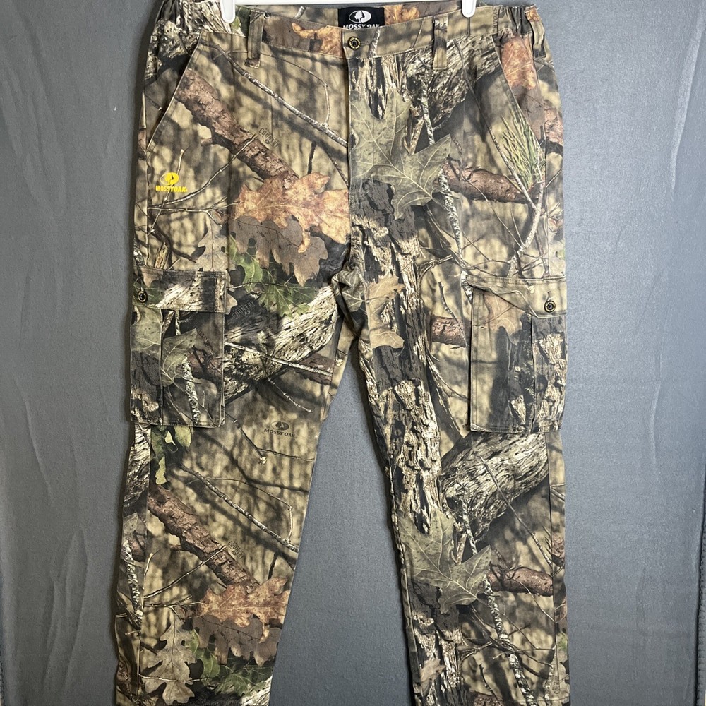 Mossy Oak Break Up Country Camo Cargo Pants for Men XL 42x32 Hunting Outdoor