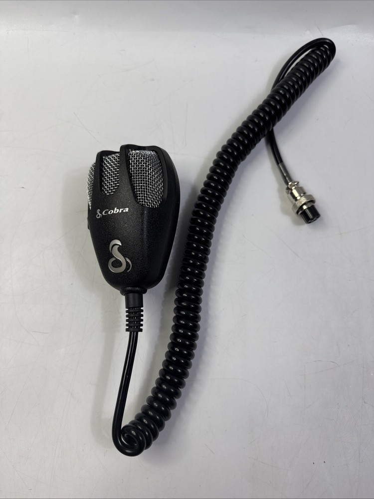 Cobra M73SL Dynamic CB Radio 4-Pin Handheld Mic Microphone Black Genuine