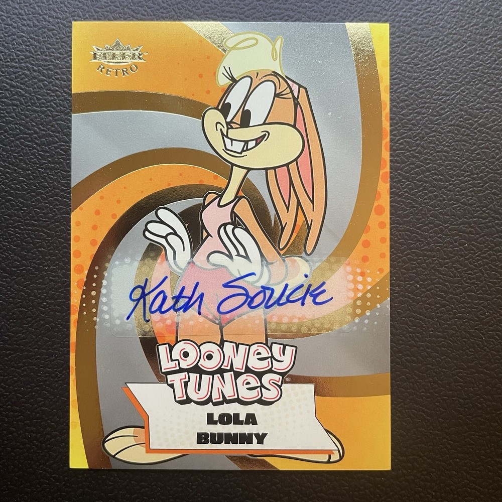 2024 UD Fleer Retro Looney Tunes Lola Bunny Base Autograph Card 12