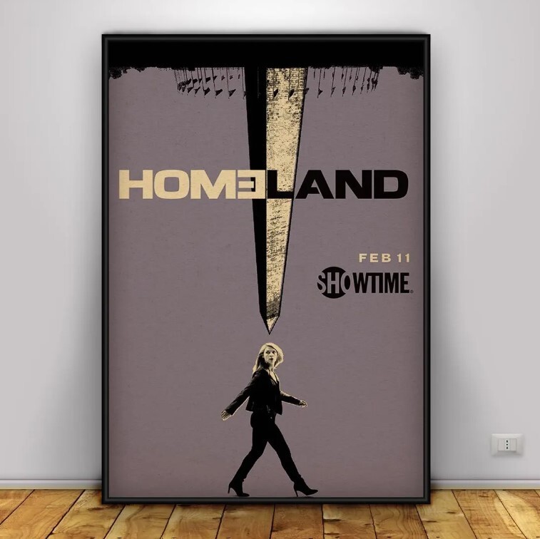 Homeland Poster | Wall Art | Wall Prints | Home Decor | Kraft Paper Print 10
