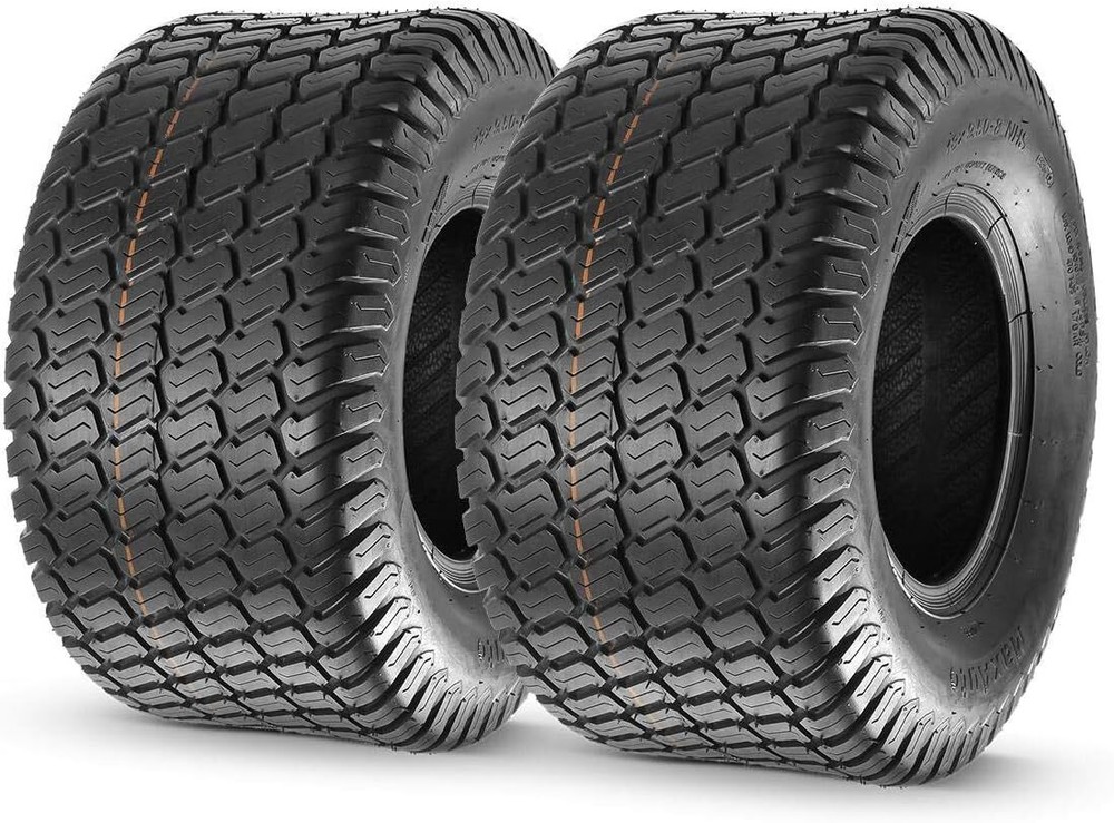 18x9.50-8 Lawn Mower Tires Tractor Tire 4 Ply Tubeless Tire 1040lbs Set of 2
