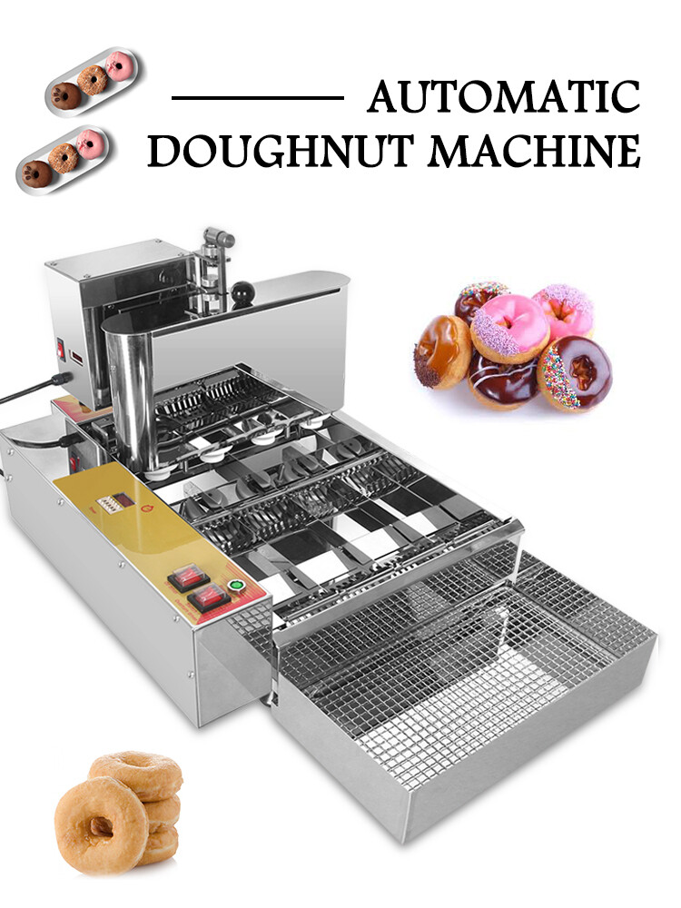 Heavy Duty 2800W Electric Mini Donut Maker Machine Automatic Fryer CE Certified-image