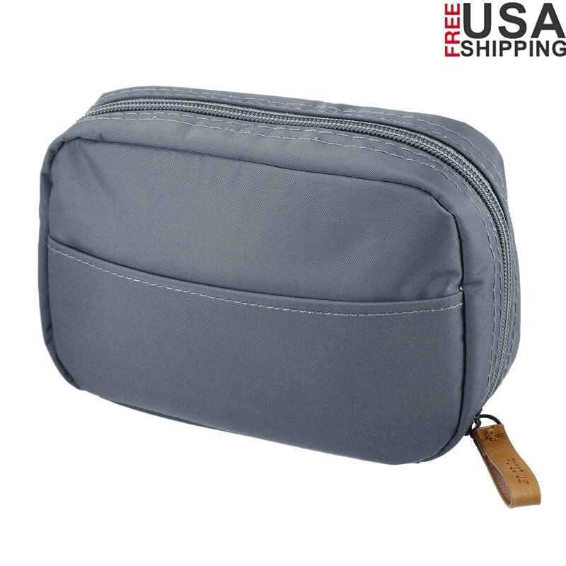 Portable Water-Resistant Makeup Bag Organizer for Travel Storage