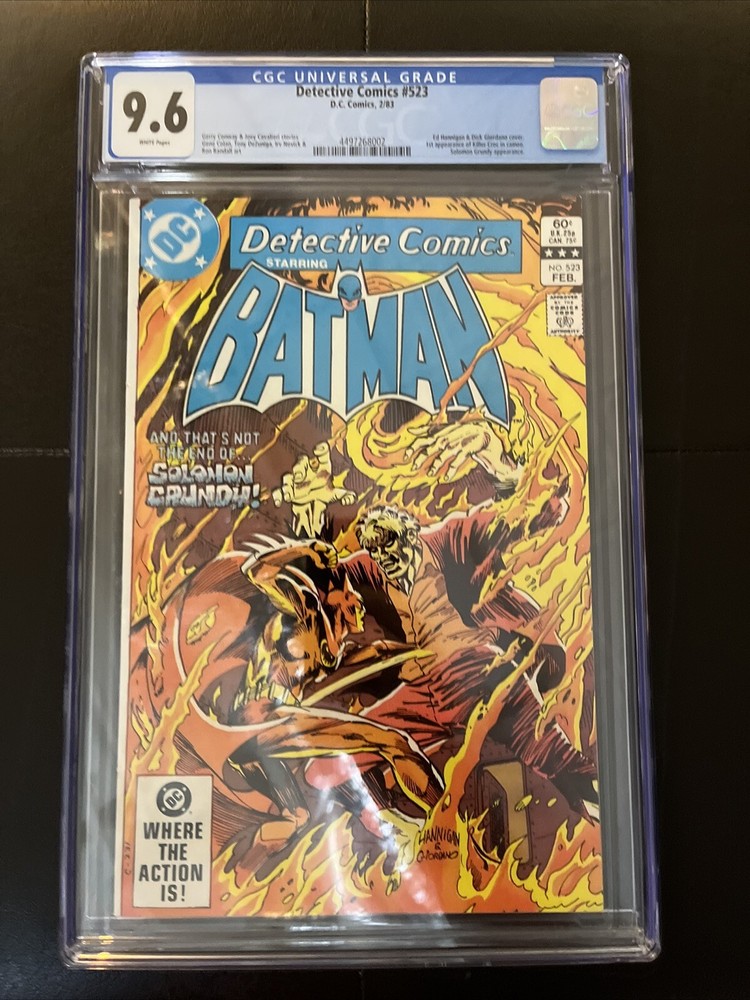 Detective Comics #523 1st App Killer Croc (1983) Batman CGC 9.6 Solomon Grundy