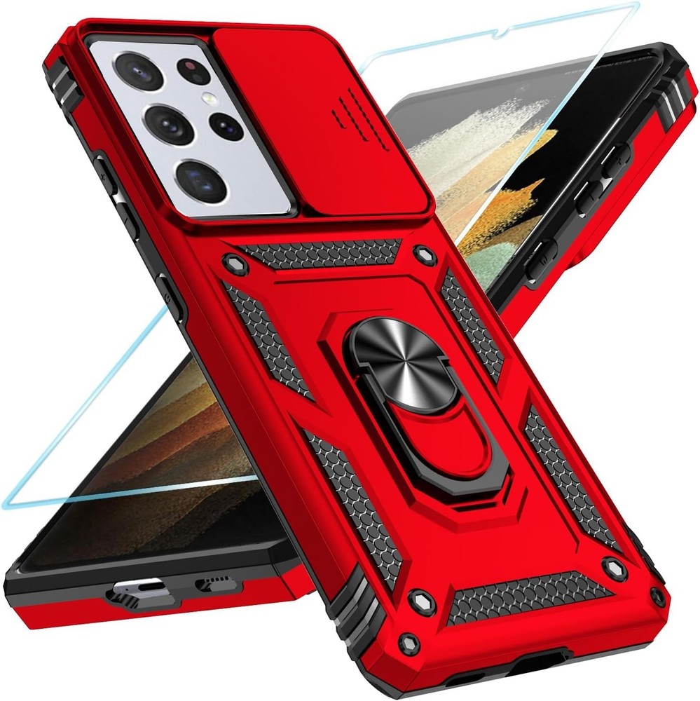 For Samsung Galaxy S21 Ultra 5G Case with Military Grade Protection & Kickstand