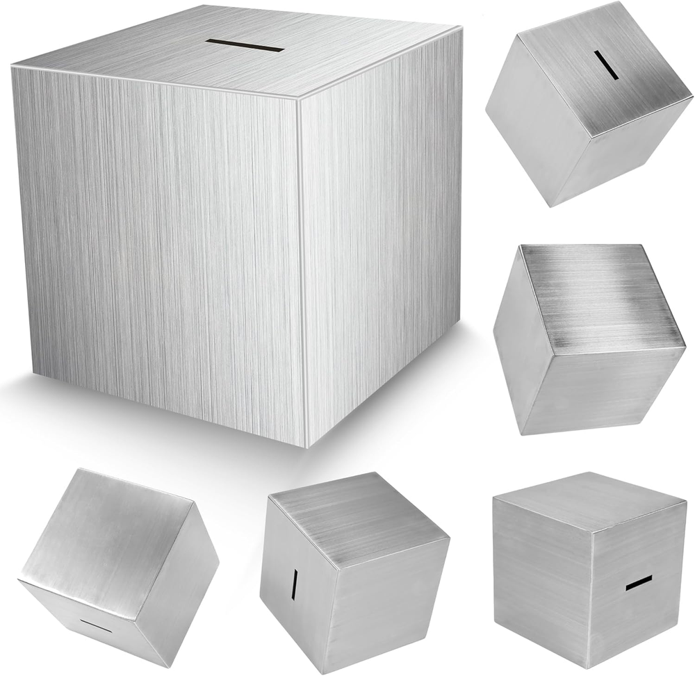 Piggy Bank for Adults Metal Piggy Bank, Unbreakable Piggy Bank Money Safe for Ca