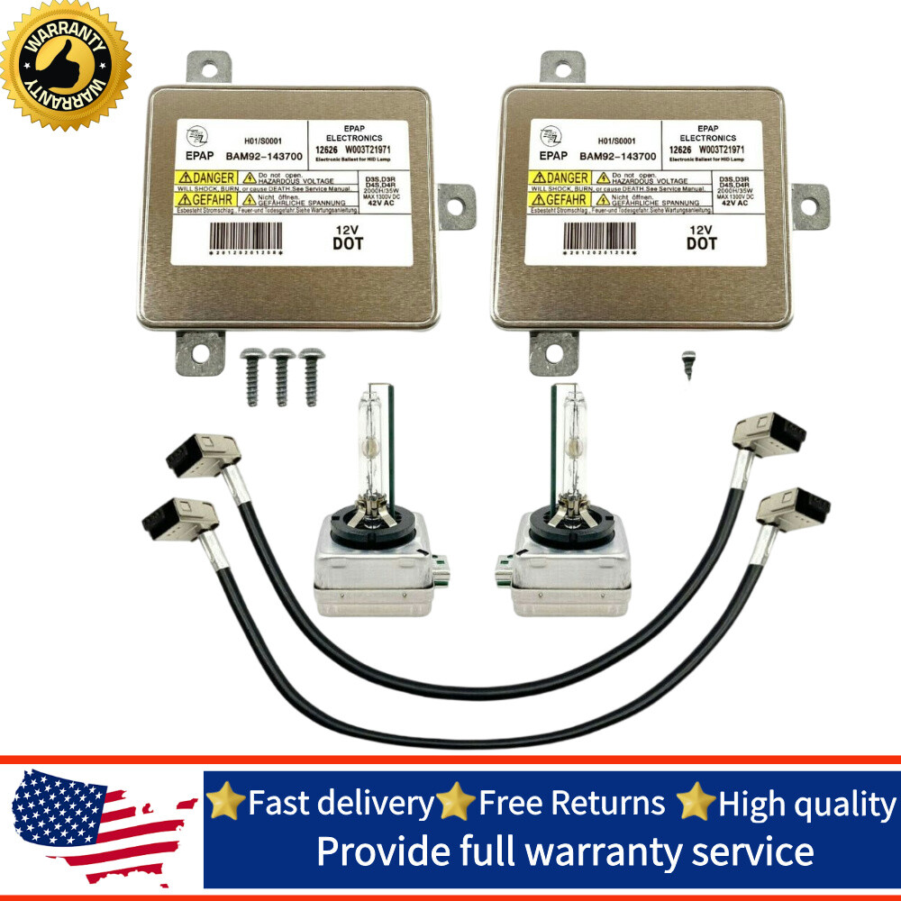 2x OEM For 11-21 Chrysler 300 Xenon Ballast D3S Bulb Lamp Control Unit Computer