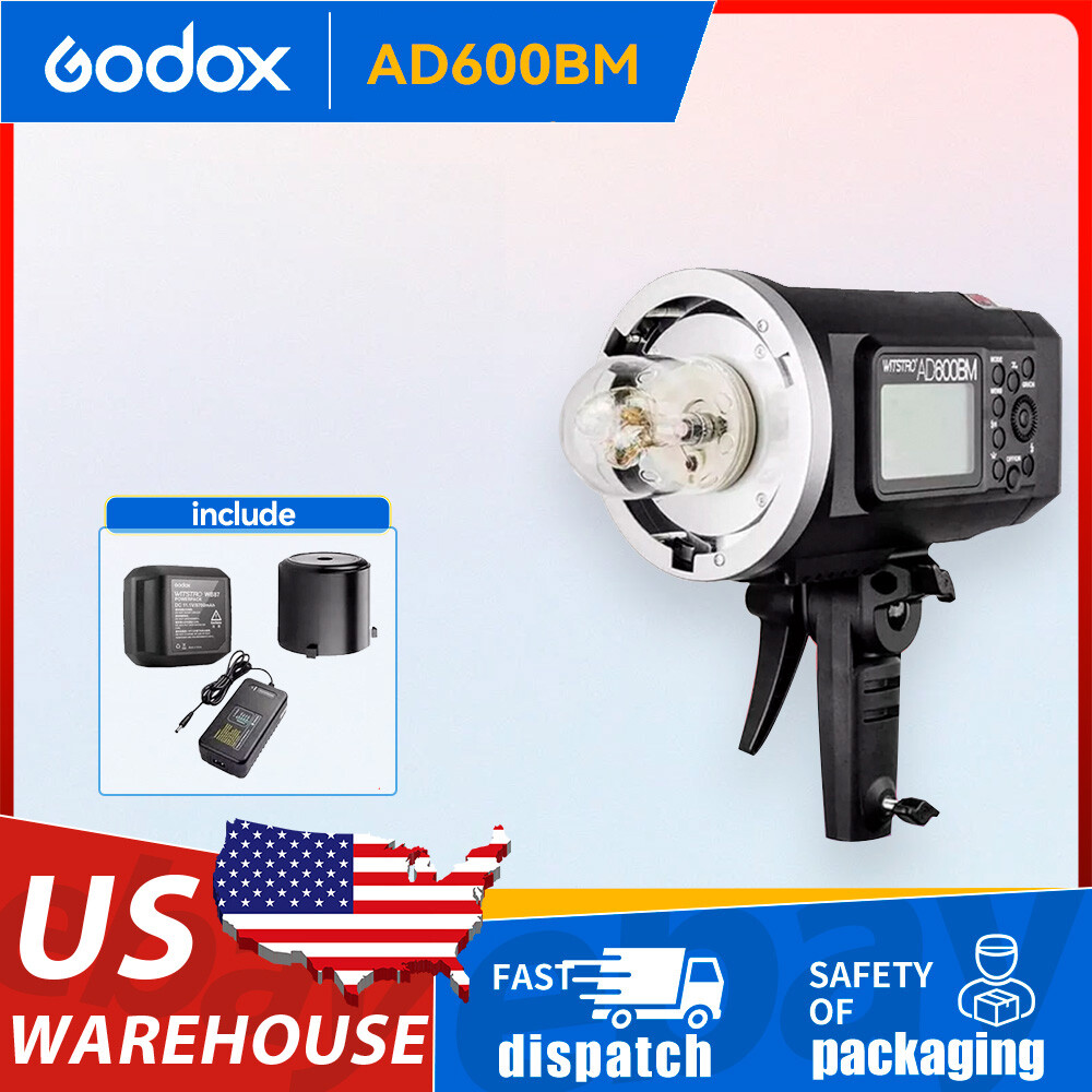 Godox AD600BM Manual Version HSS 600W Outdoor Flash Strobe Light Bowens Mount US