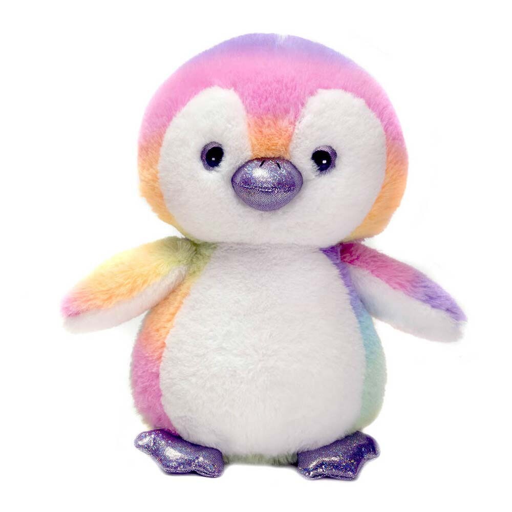 Rainbow Sherbet 10.5-inch Standing Penguin Soft Plush Stuffed Toy