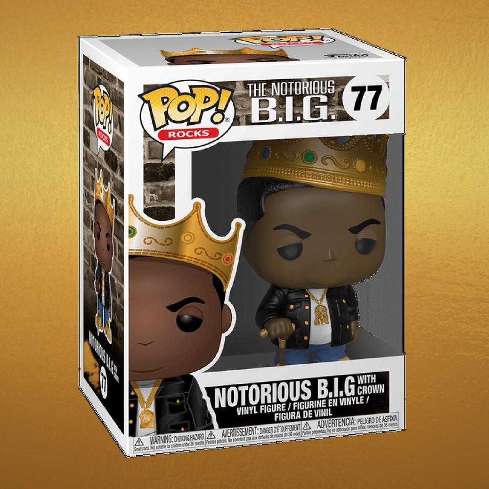Notorious B.I.G. with Crown Funko Pop Rocks 77