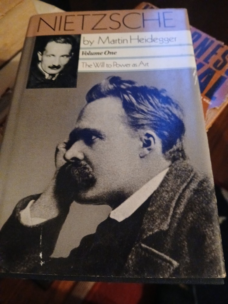 NIETZSCHE VOLUME 1: THE WILL TO POWER AS ART By Martin Heidegger - Hardcover VG+