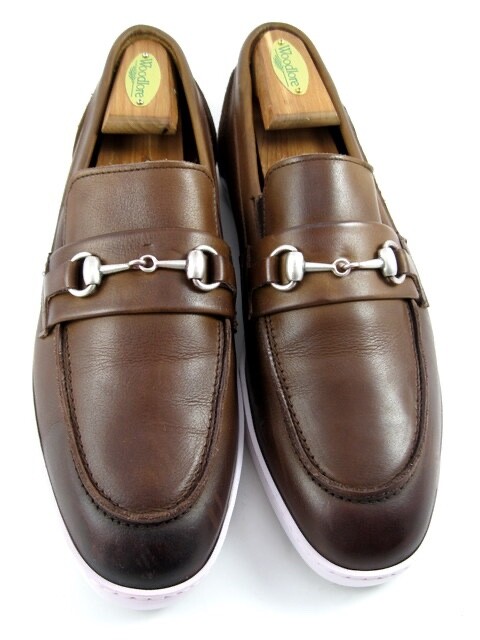 Allen Edmonds Randolph Bit Penny Loafer Dress Sneakers in Mahogany Size 8.5 D 502N