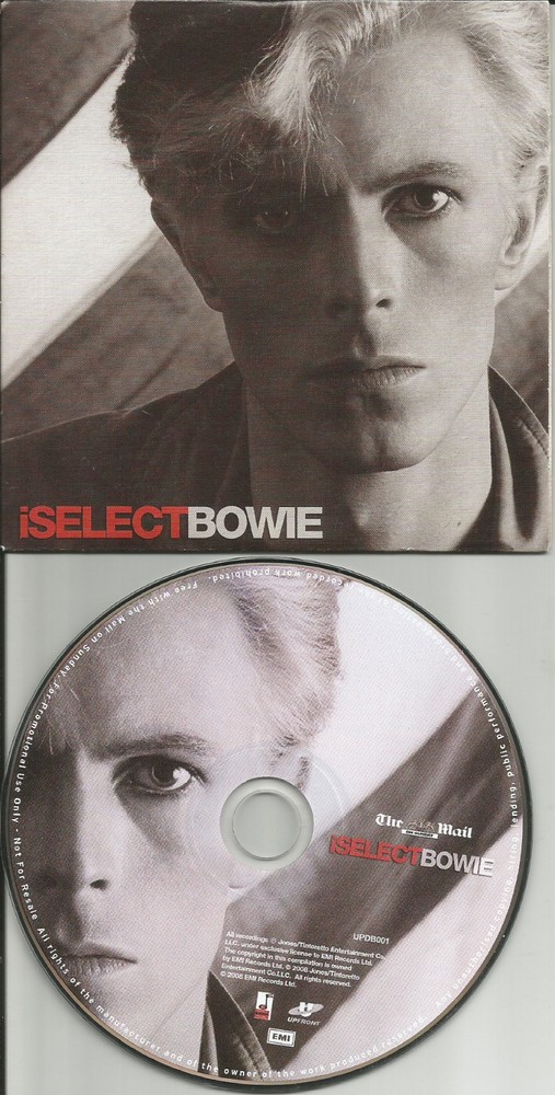 DAVID BOWIE BEST of LIVE & UNRELEASED TRX Europe NEWSPAPER PROMO CD USA seller