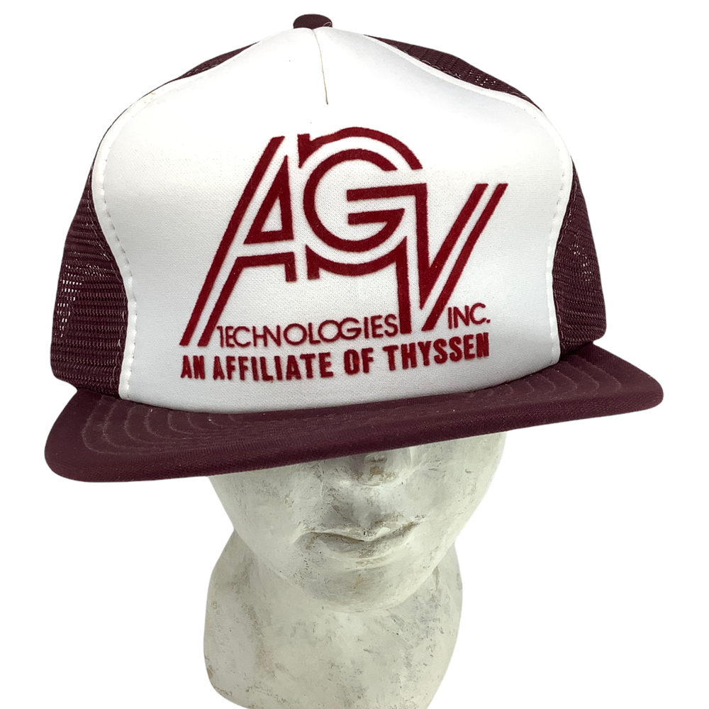 Truckers Hat-Driverless Automated Guided Vehicle AGV Mesh Back Adjustable Burg-image