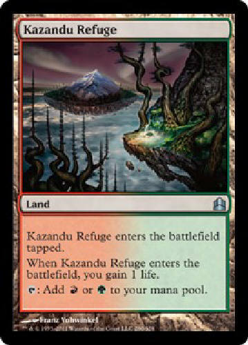 KAZANDU REFUGE X4 Commander MTG Magic the Gathering 4X Card Set DJMagic