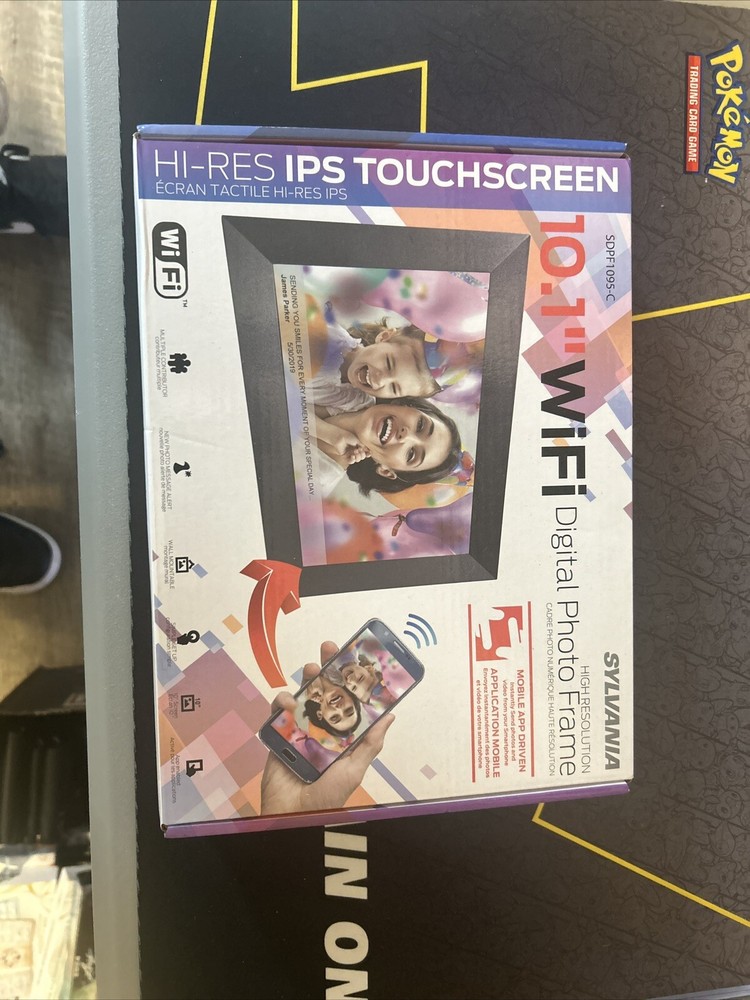 Sylvania 10.1 Inch Wi-Fi Frameo Digital Picture Frame SDPF1096 Brand New Sealed  