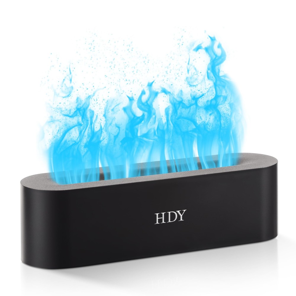 7-Color Flame Aromatherapy Humidifier with Essential Oil Diffuser