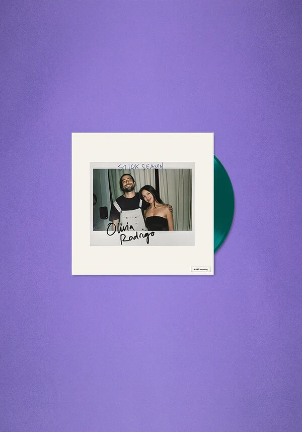OLIVIA RODRIGO & NOAH KAHAN Stick Season / Lacy 7” Opaque Green Vinyl VERY RARE