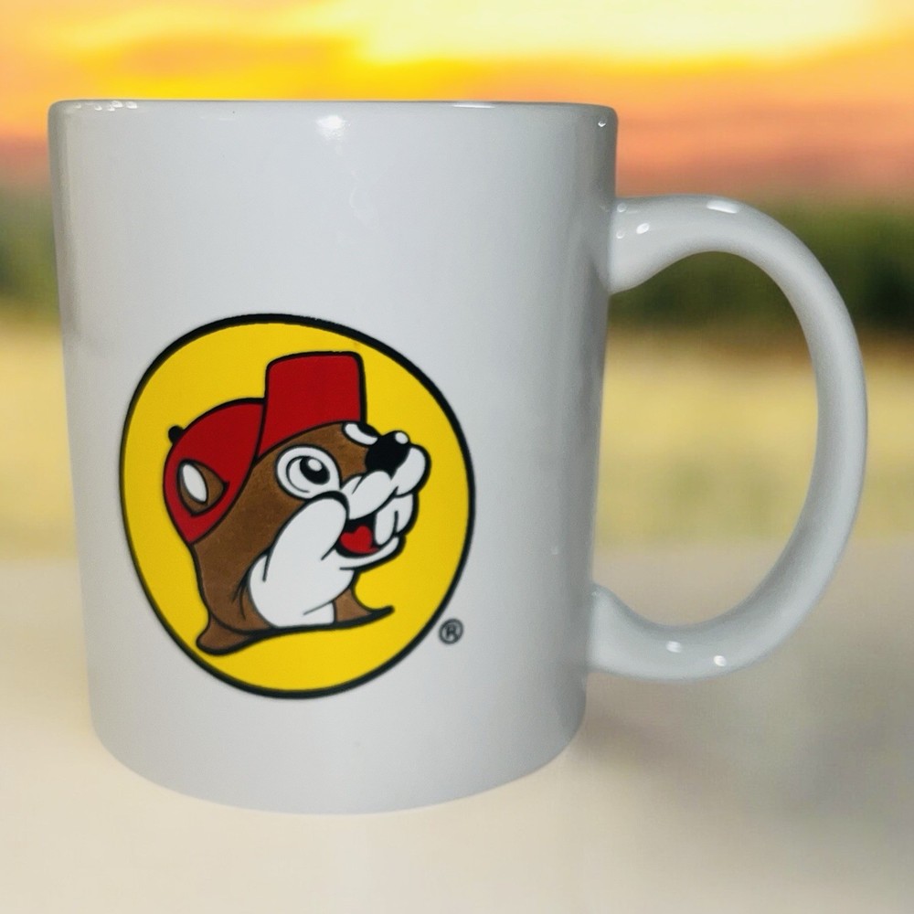 Buc-Ees 12 Oz Ceramic Beaver Design Coffee Mug with Free Shipping  