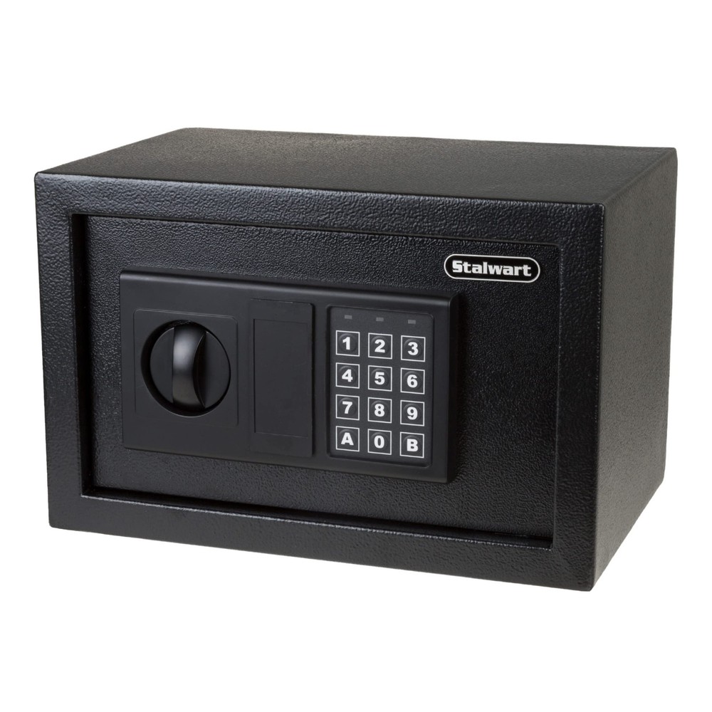 Digital Steel Safe with Keypad & Backup Keys - Secure Electronic Lockbox