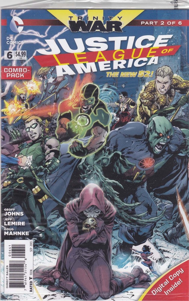 Justice League of America (3rd Series) #6C (in bag) VF/NM; DC | New 52 Combo-Pac