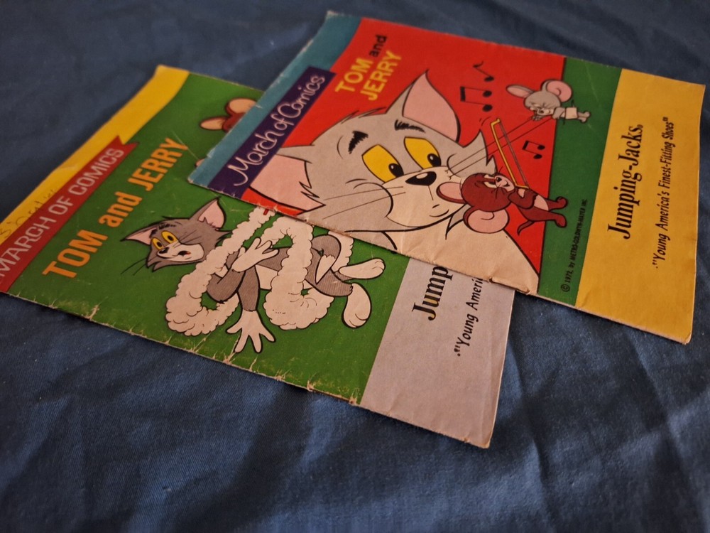Vintage March of Comics 1972 TOM and JERRY Comic Books Bronze Age Single Issues