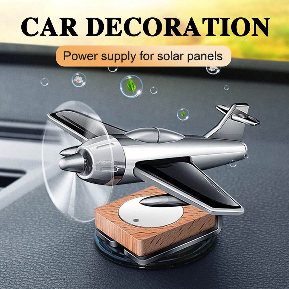 Helicopter Solar Car Air Freshener Rotation Aromatherapy Perfume Diffuser 2025