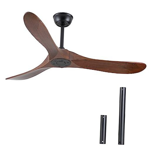 52 Inch Outdoor Ceiling Fan No Light Included Damp Rated