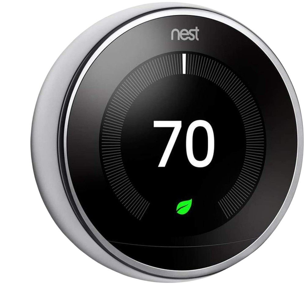 Nest Learning Thermostat - 3rd Generation Stainless Steel T3007es
