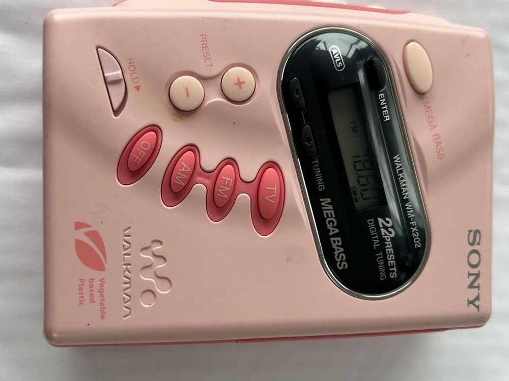 Sony Walkman WM-FX202 Pink from Japan