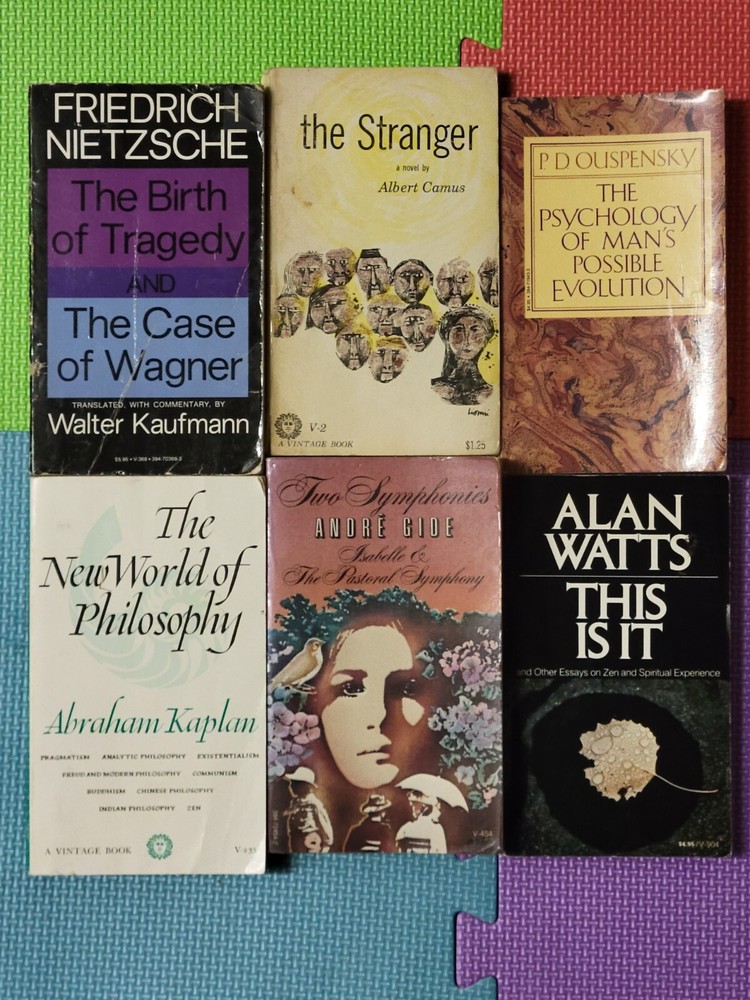 Explore Vintage Philosophy Books by Nietzsche, Camus, Sartre & More – Buy 1, 2, or More