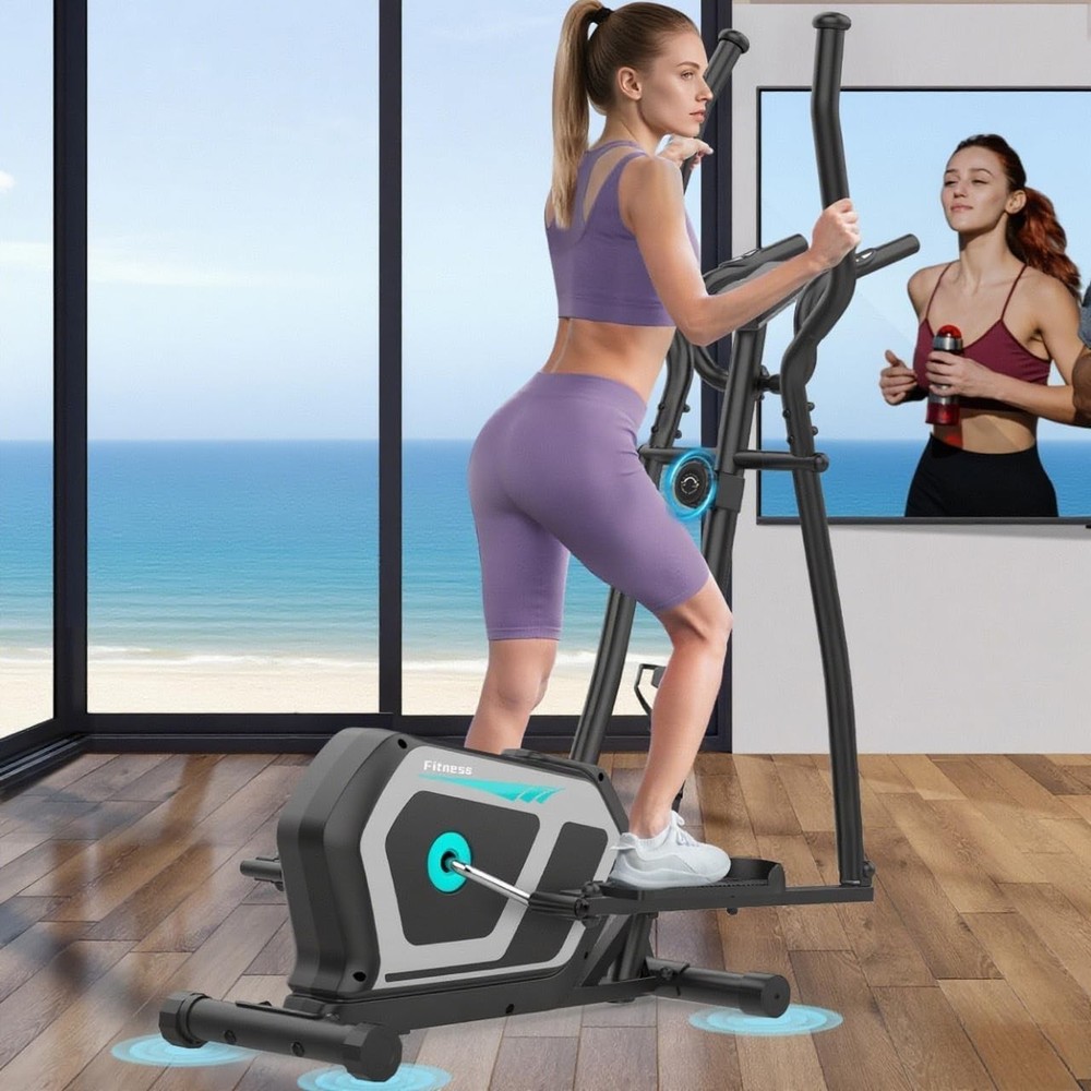 Elliptical Cross Trainer Home Gym 3 in 1 Cross Trainer 16 Levels Magnetic Resist