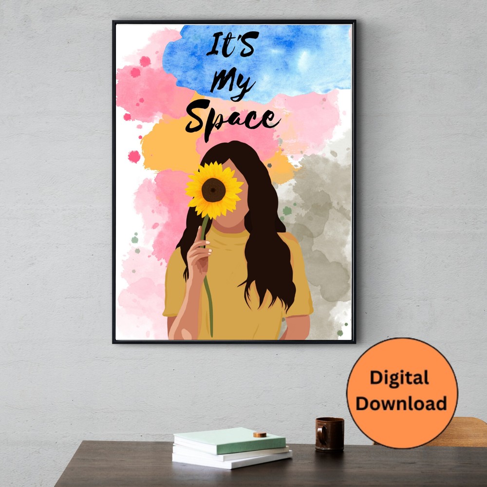 Stylish digital wallpaper for women to beautify any room