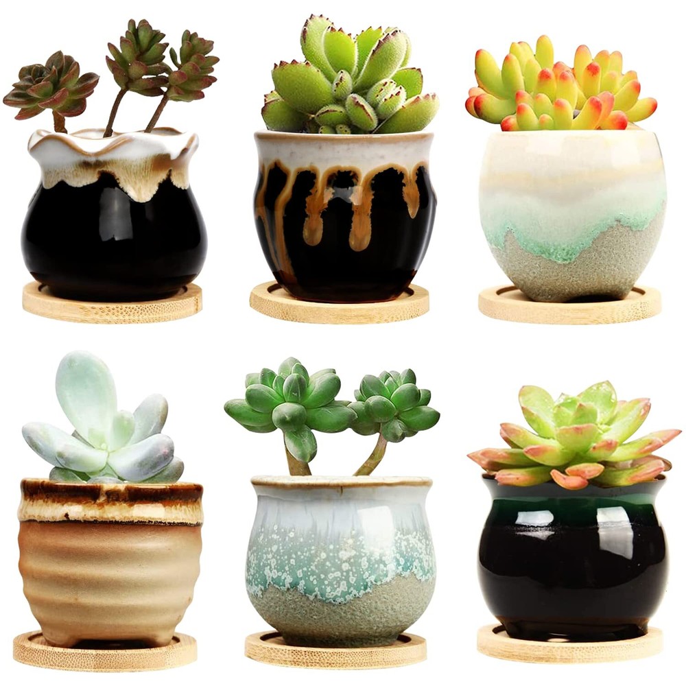 2.5 Inch Succulent Pot with Drainage,Planting/Flower Pots,Small Planter for M...