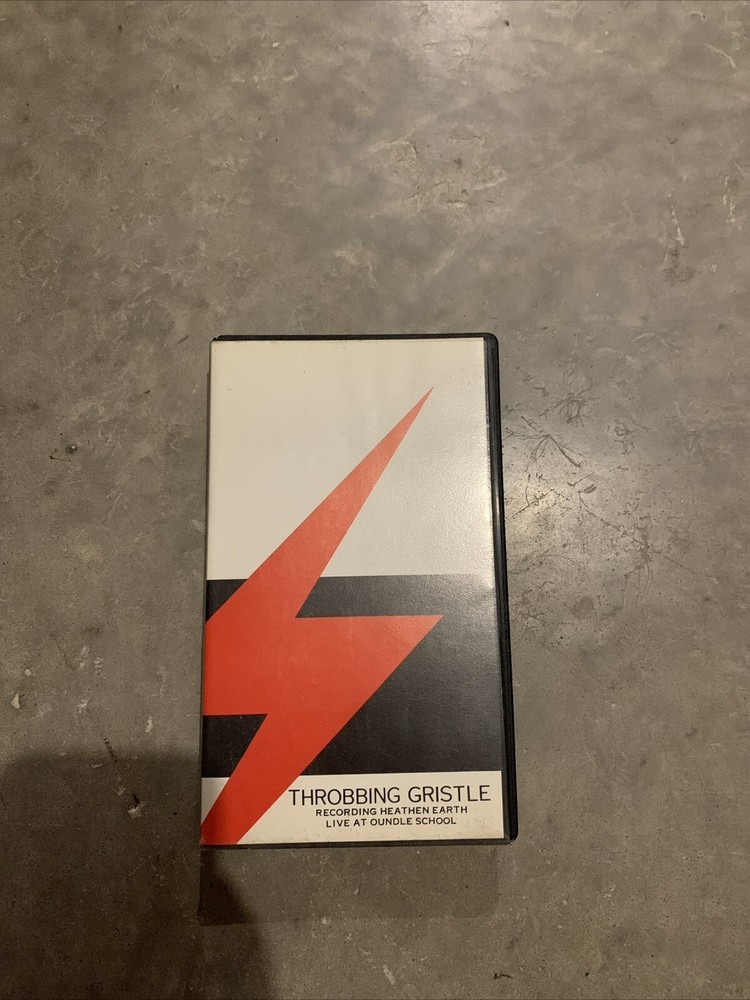 Throbbing Gristle - Recording Heathen Earth VHS Industrial Mute Records TGV002