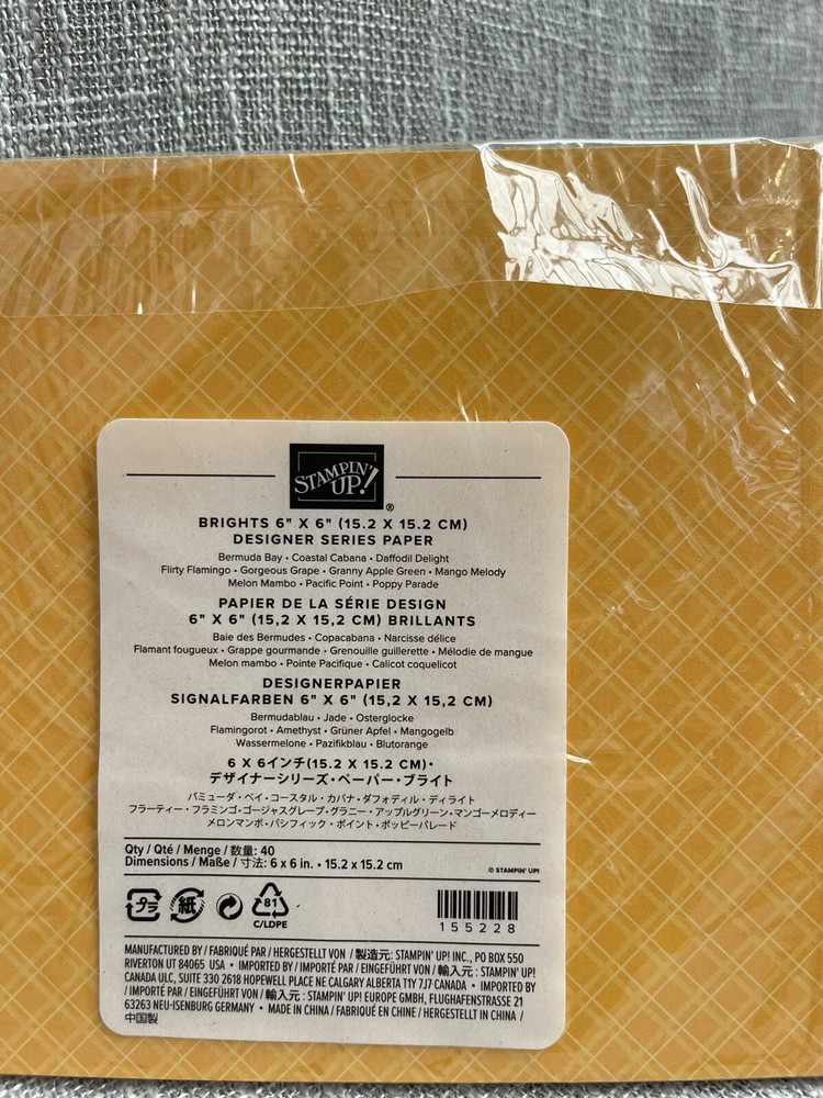 Stampin Up Brights 6