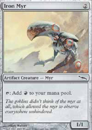 IRON MYR X4 4 4X Mirrodin MTG Magic the Gathering Cards DJMagic