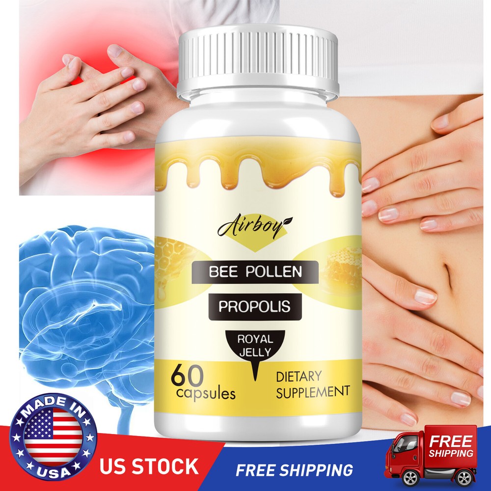 Bee Pollen 3250mg - Immune Booster,Support Overall Skin Nourishment and Vitality