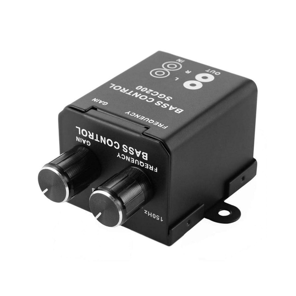 Car Bass Controller, Car Audio Amplifier Subwoofer Equalizer Crossover Volume Re