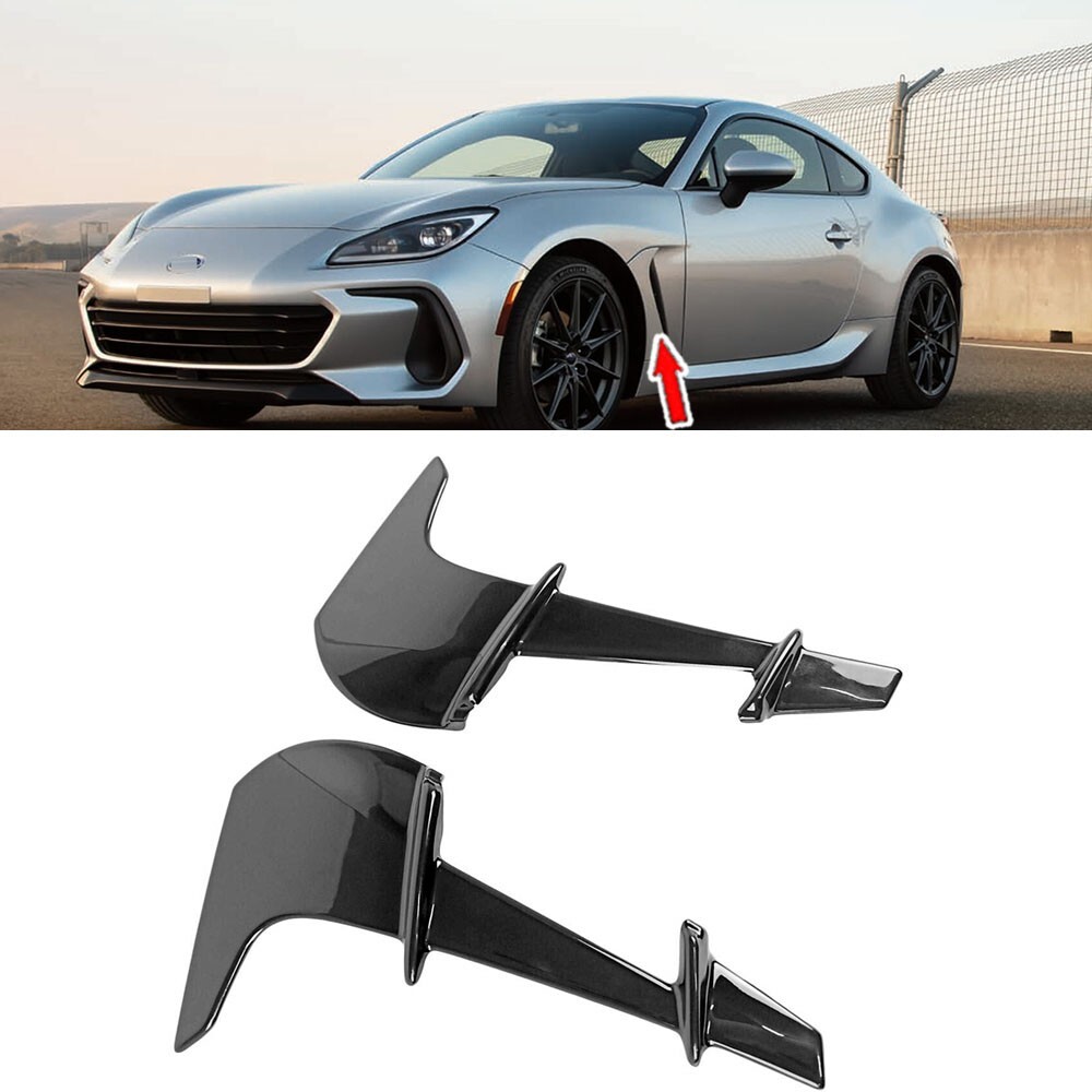 Painted Fit For SUBARU BRZ TOYOTA GR86 ZN8 2DR Side Fender Air Vent Trim Cover
