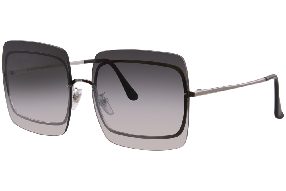 RetroSuperFuture Gia Fadeism VWW/R FW18 Silver/Black 63mm Women’s Sunglasses