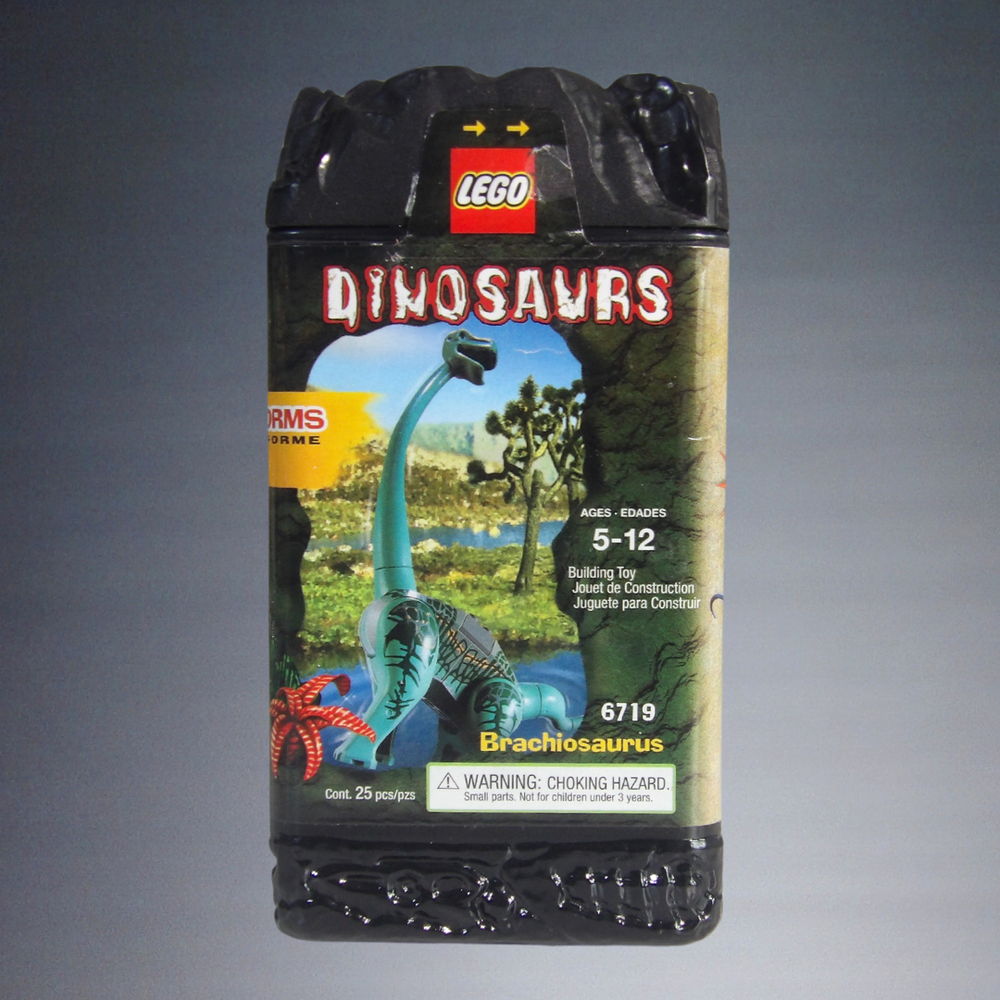 2001 VINTAGE LEGO DINOSAURS BRACHIOSAURUS #6719 TRANSFORMS RETIRED BUILDING SET