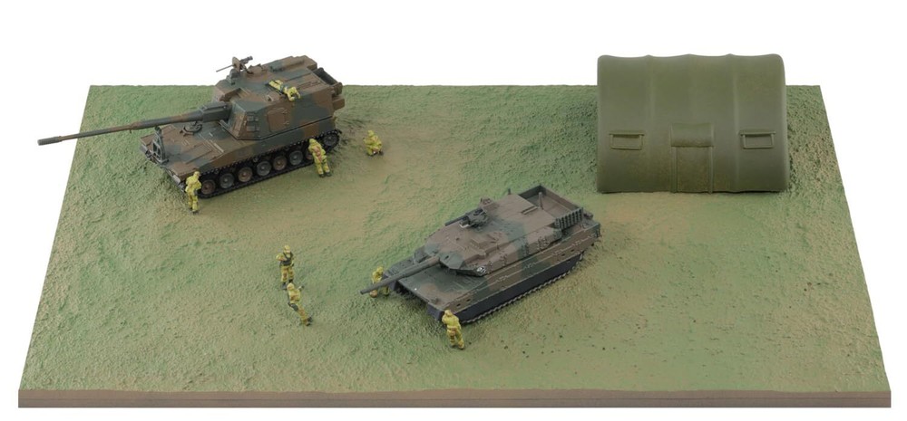Pit Road 1/144 SPK Series Japan Ground Self-Defense Force Diorama Set