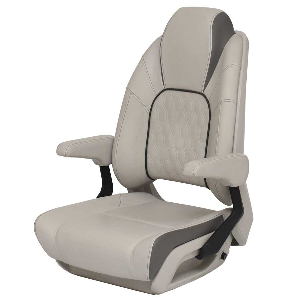 Avalon Sport Highback Reclining Boat Seat in Two-Tone Gray 126839SL-GRY  
