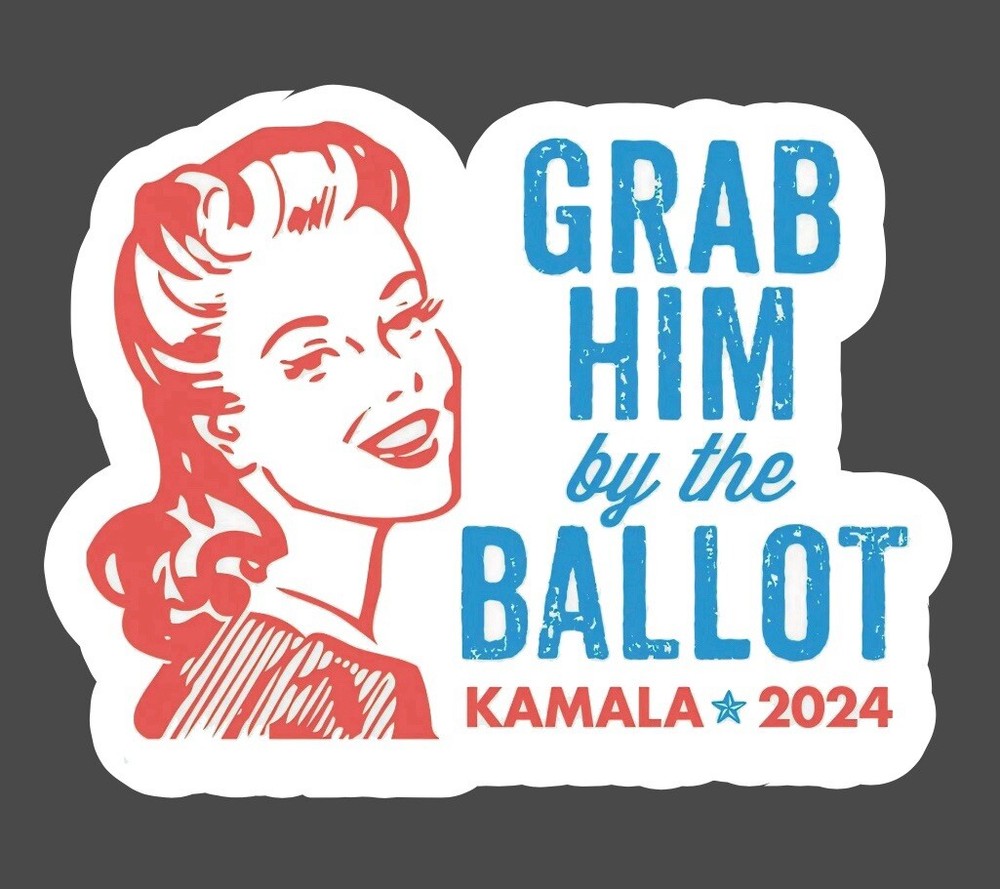 Sticker - Harris Walz Ticket 2024 Vote Like Your Life Is On The Line! President