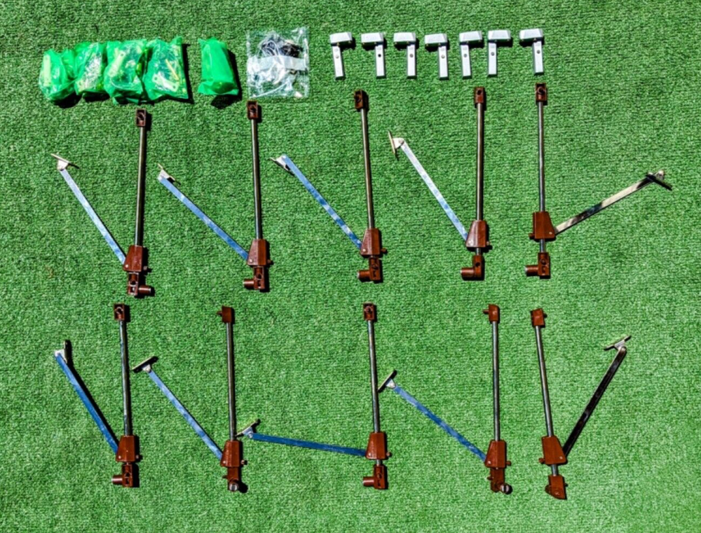 Vintage ONI West Germany Adjustable Drop Leaf Table Supports Set NOS